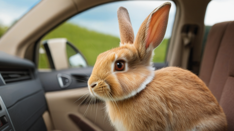 How-to-Travel-With-a-Rabbit-in-a-Car